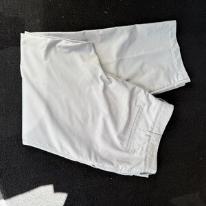 adidas Men's Light Gray Flat Front Pants #141